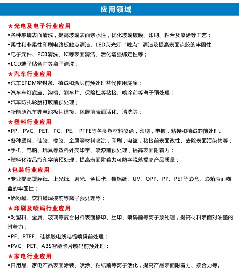 小型等離子清洗機(jī)應(yīng)用領(lǐng)域 小型等離子清洗機(jī)應(yīng)用領(lǐng)域