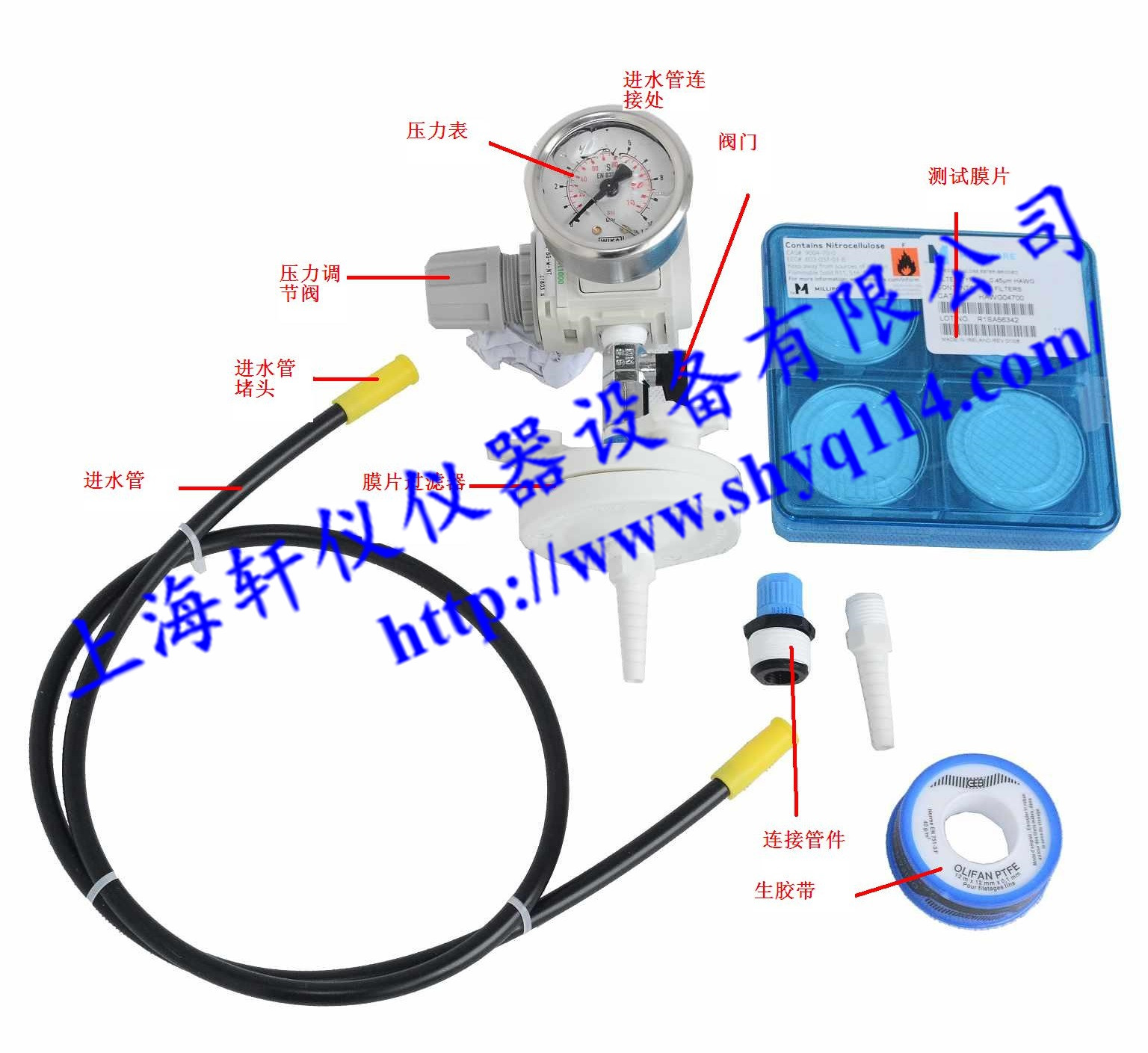 美國Millipore ZLFI00001手動便攜式SDI污染指數(shù)測定儀的產品特征