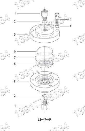 日本TOYO ADVANTEC LS-47-HP不銹鋼高壓在線濾膜固定器更換部件 日本TOYO ADVANTEC LS-47-HP不銹鋼高壓在線濾膜固定器更換部件